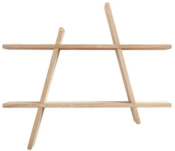 Andersen Furniture A-Shelf Regal Gross 78x12x67 Geölt Natürlich Eiche