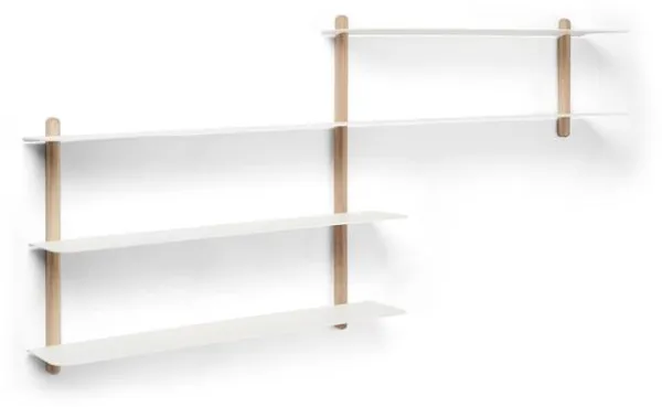 Gejst Nivo Regal B Hell Eiche/Weiss