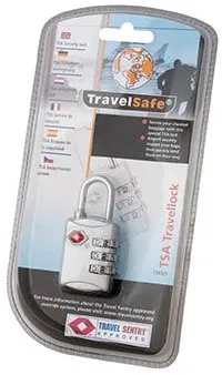 TravelSafe Vorhängeschloss mit Zahlenschloss