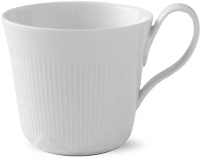 Royal Copenhagen Hvid Elements Becher mit hohem Henkel - 35 cl