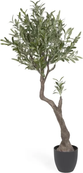 Olivo, Kunstpflanze, schwarz, H140x55x50 cm