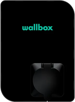 Wallbox Copper SB Ladestation mit Wi-Fi 22 kW Typ 1 und 2, schwarz