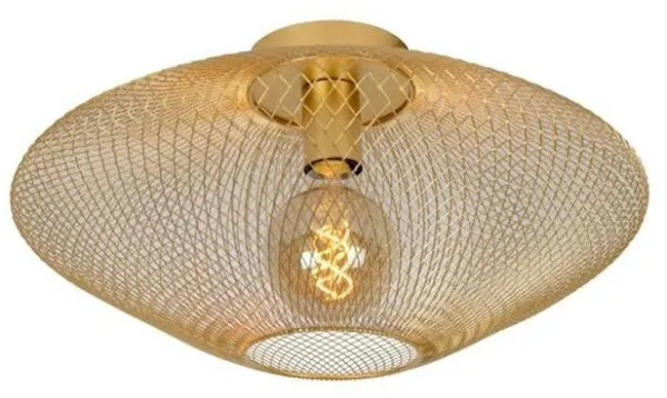 Lucide Mesh Deckenleuchte Ø45 Matt Gold/Messing