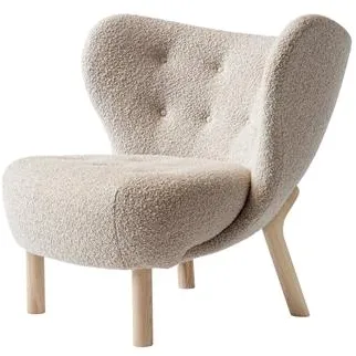 &Tradition Little Petra VB1 Sessel Karakorum 003/Weiss geölte Eiche