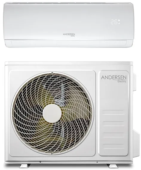 Andersen Electric AE 9000 Luft/Luft-Wärmepumpe mit WiFi, 3,4 kW, 5–63 m², weiss