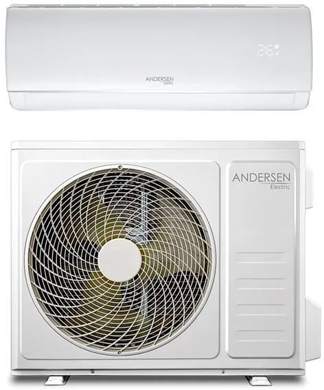 Andersen Electric AE 12000 Luft/Luft-Wärmepumpe mit WiFi, 3,8 kW, 5–72 m², weiss